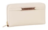 VALENTINO Ebe Zip Around Wallet Ecru / Cuoio
