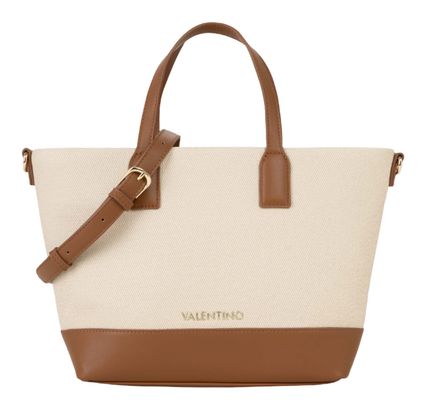 VALENTINO Atena Shopping Bag Naturale / Cuoio