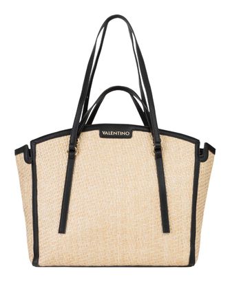 VALENTINO Demetra Shopping Bag Naturale / Nero