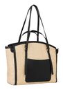 VALENTINO Demetra Shopping Bag Naturale / Nero