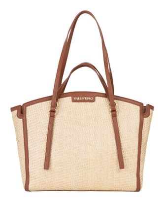 VALENTINO Demetra Shopping Bag Naturale / Cuoio