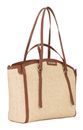 VALENTINO Demetra Shopping Bag Naturale / Cuoio