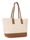 VALENTINO Atena Shopping Bag Naturale / Cuoio