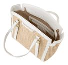 VALENTINO Demetra Shopping Bag Natur / Bianco