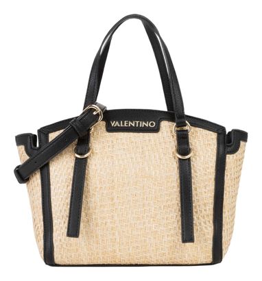 VALENTINO Demetra Shopping Bag Naturale / Nero