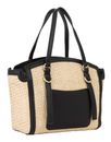 VALENTINO Demetra Shopping Bag Naturale / Nero