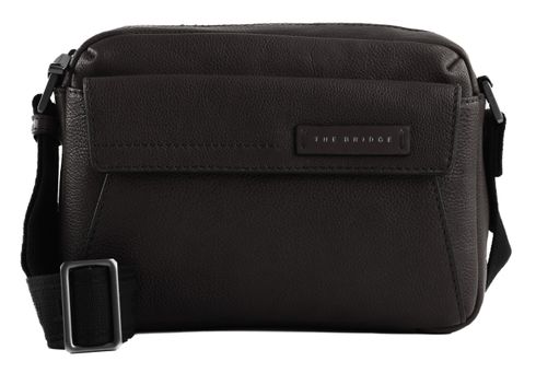 THE BRIDGE Ludovico Crossbody Bag Nero / Rutenio Scuro