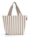 reisenthel Shopper M Summerstripes Coffee