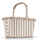 reisenthel Carrybag L Summerstripes Coffee