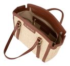 VALENTINO Demetra Shopping Bag Naturale / Cuoio