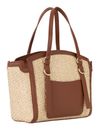VALENTINO Demetra Shopping Bag Naturale / Cuoio
