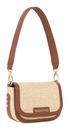 VALENTINO Demetra Flap Bag Naturale / Cuoio
