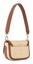VALENTINO Demetra Flap Bag Naturale / Cuoio