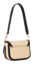 VALENTINO Demetra Flap Bag Naturale / Nero