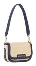 VALENTINO Demetra Flap Bag Naturale / Blu
