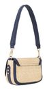 VALENTINO Demetra Flap Bag Naturale / Blu