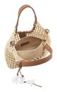 FREDsBRUDER Sun Carrier Collection Square Shopper Natural Straw & Desert Brown