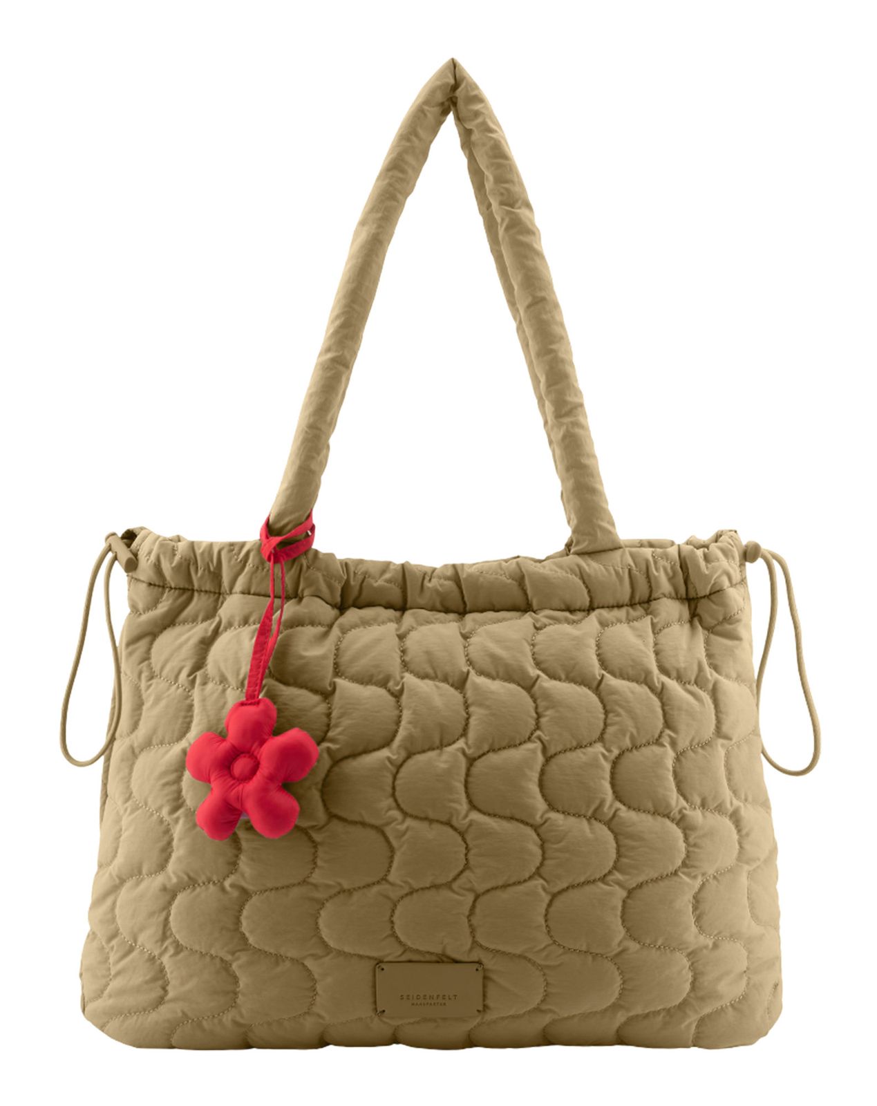 SEIDENFELT MANUFAKTUR Vaala Shopper Desert Taube