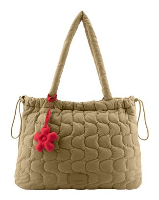 SEIDENFELT MANUFAKTUR Vaala Shopper Desert Taube