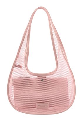 SEIDENFELT MANUFAKTUR Halkia Round Shoulderbag Tulle Pink