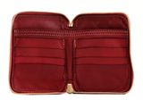 CATERINA LUCCHI Nina Wallet Small Zip Around Cardinale