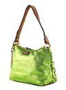 CATERINA LUCCHI Asia Shoulder Bag S Verde + T / Burro