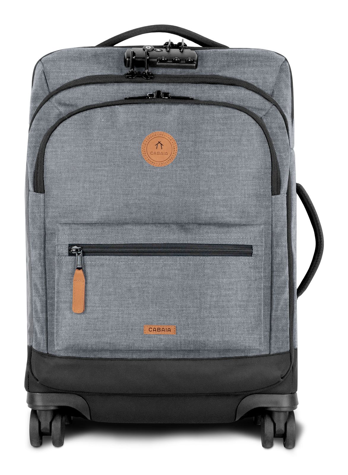 CABAIA Soft Suitcase 4 Wheels Essentials Trolley S Getaria CABAIA Soft Suitcase 4 Wheels Essentials Trolley S Getaria