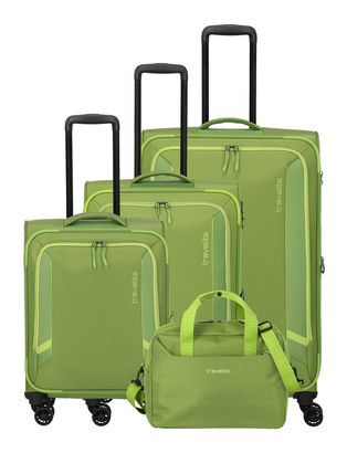 travelite Corsiica 4W Trolley L+ / M+ / S+ / Boarding Bag Fresh Green