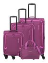 travelite Corsiica 4W Trolley L+ / M+ / S+ / Boarding Bag Pink