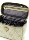GUESS Toiletry Train Case Sage Logo