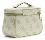 GUESS Toiletry Train Case Sage Logo