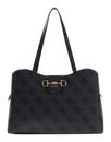 GUESS Janie Logo Tote Bag Coal Logo