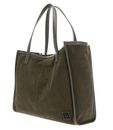 Ted Baker Annieyy TB Script Detail Large Suede Tote Dk - Green Ted Baker Annieyy TB Script Detail Large Suede Tote Dk - Green