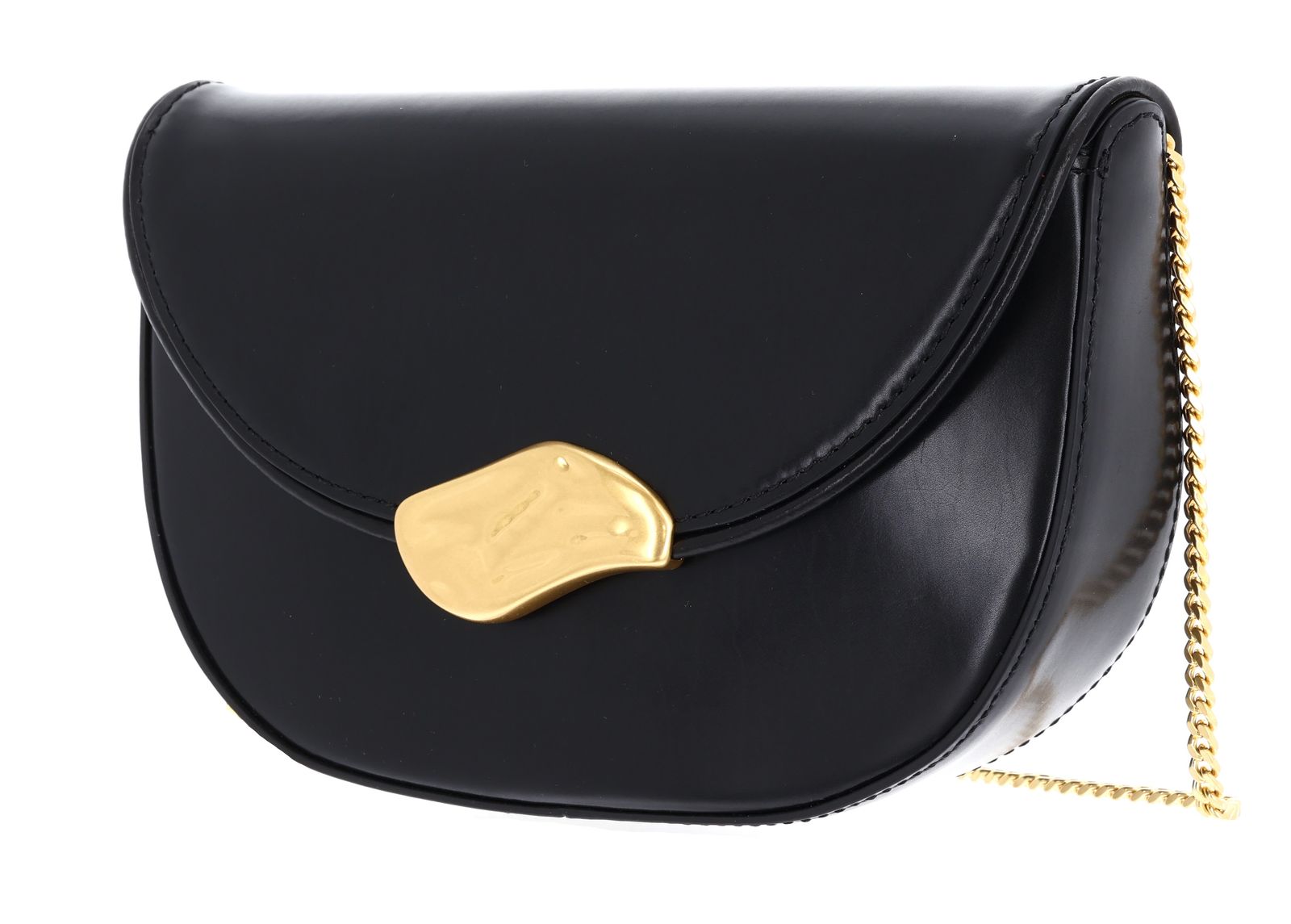 Ted Baker Ddalie Leather Statement Hardware Clutch Black Ted Baker Ddalie Leather Statement Hardware Clutch Black
