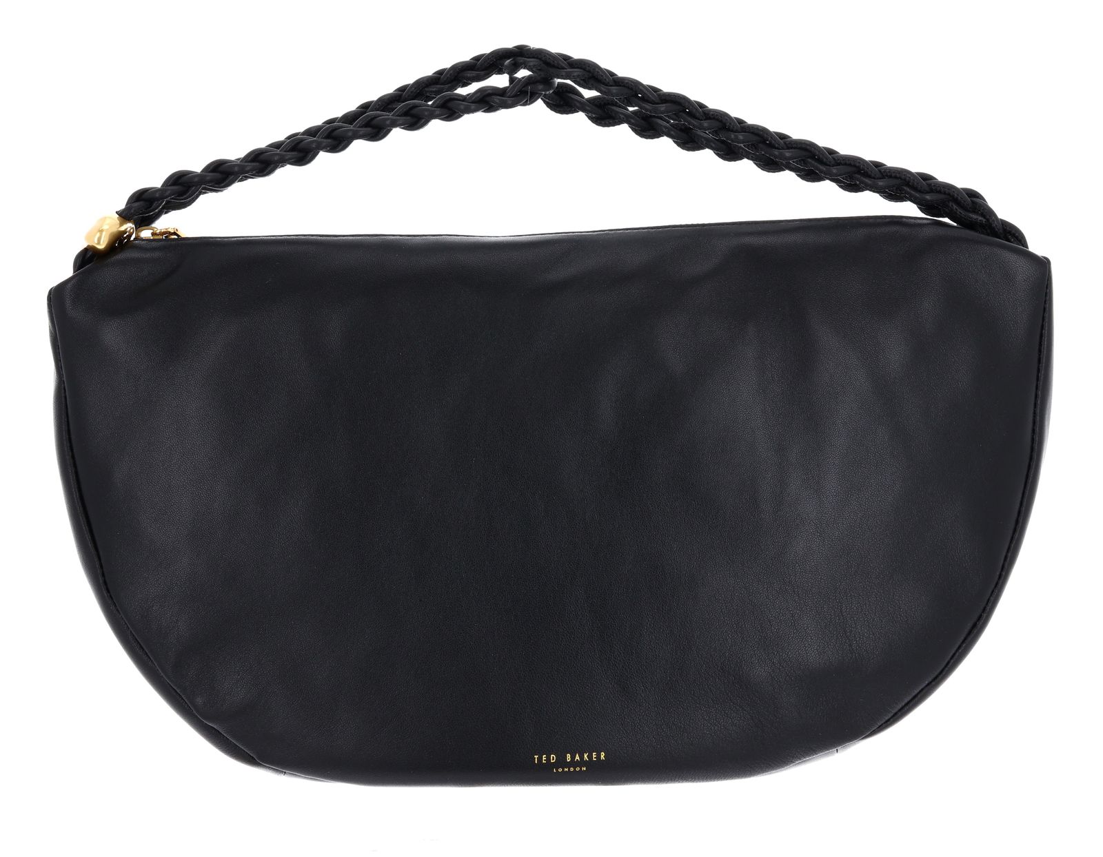 Ted Baker Islo Leather Statement Hardware Large Hobo Bag Black