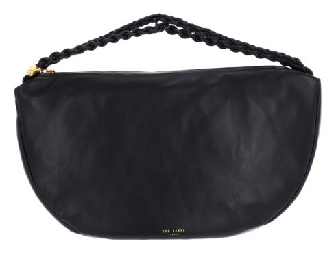 Ted Baker Islo Leather Statement Hardware Large Hobo Bag Black Ted Baker Islo Leather Statement Hardware Large Hobo Bag Black