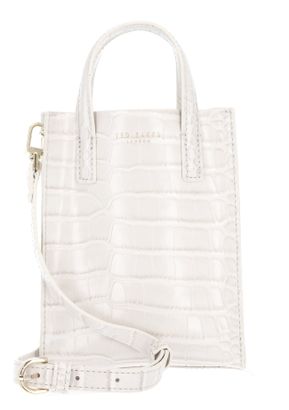 Ted Baker Wenissa Croc Effect Mini Icon Bag Ivory Ted Baker Wenissa Croc Effect Mini Icon Bag Ivory