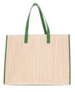 Ted Baker Pallmer Faux Raffia Large Icon Bag Green