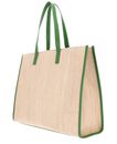Ted Baker Pallmer Faux Raffia Large Icon Bag Green