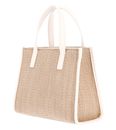 Ted Baker Paolina Faux Raffia Small Icon Bag Ivory