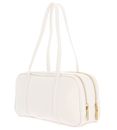 Ted Baker Amylee Double Zip Leather Bowler Bag Ivory Ted Baker Amylee Double Zip Leather Bowler Bag Ivory