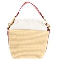 Ted Baker Raffyna Webbing Detail Raffia Small Bucket Bag S Red