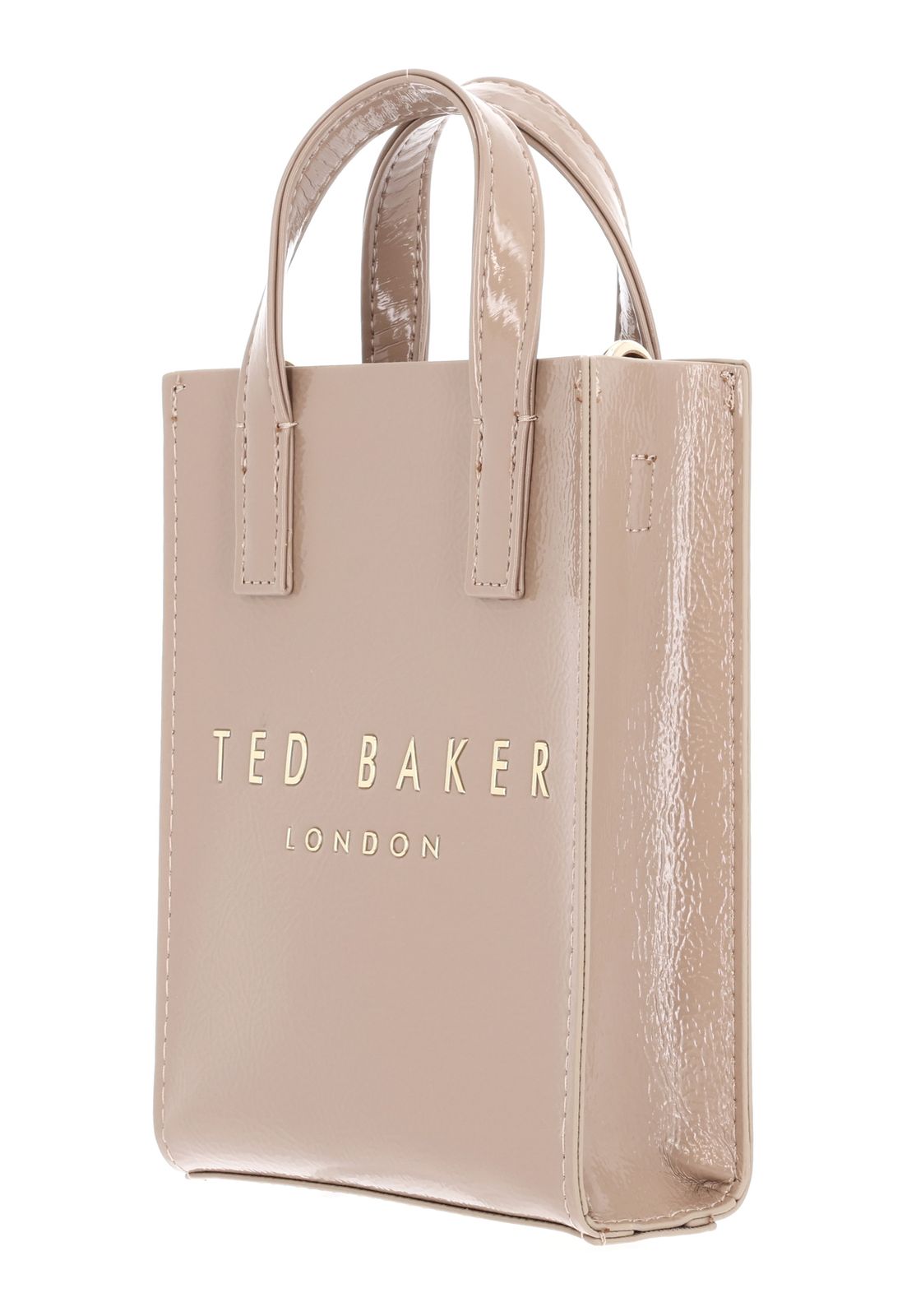 Ted Baker Crinkll Crinkle Mini Icon Bag Stone Ted Baker Crinkll Crinkle Mini Icon Bag Stone