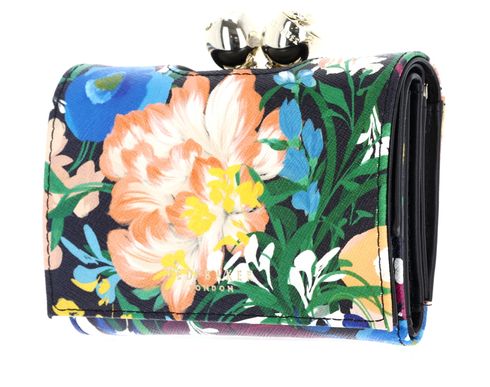 Ted Baker Bouinne Bouquet Printed Leather Small Bobble Purse S Multicol