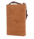 Ted Baker Senya Weave Strap Suede Mini Crossbody Pouch Tan