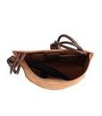 Ted Baker Senya Weave Strap Suede Mini Crossbody Pouch Tan