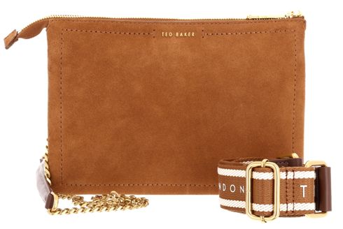 Ted Baker Shalina Webbing Suede Crossbody Bag Brown Ted Baker Shalina Webbing Suede Crossbody Bag Brown