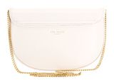 Ted Baker Ddalie Leather Statement Hardware Clutch Ivory