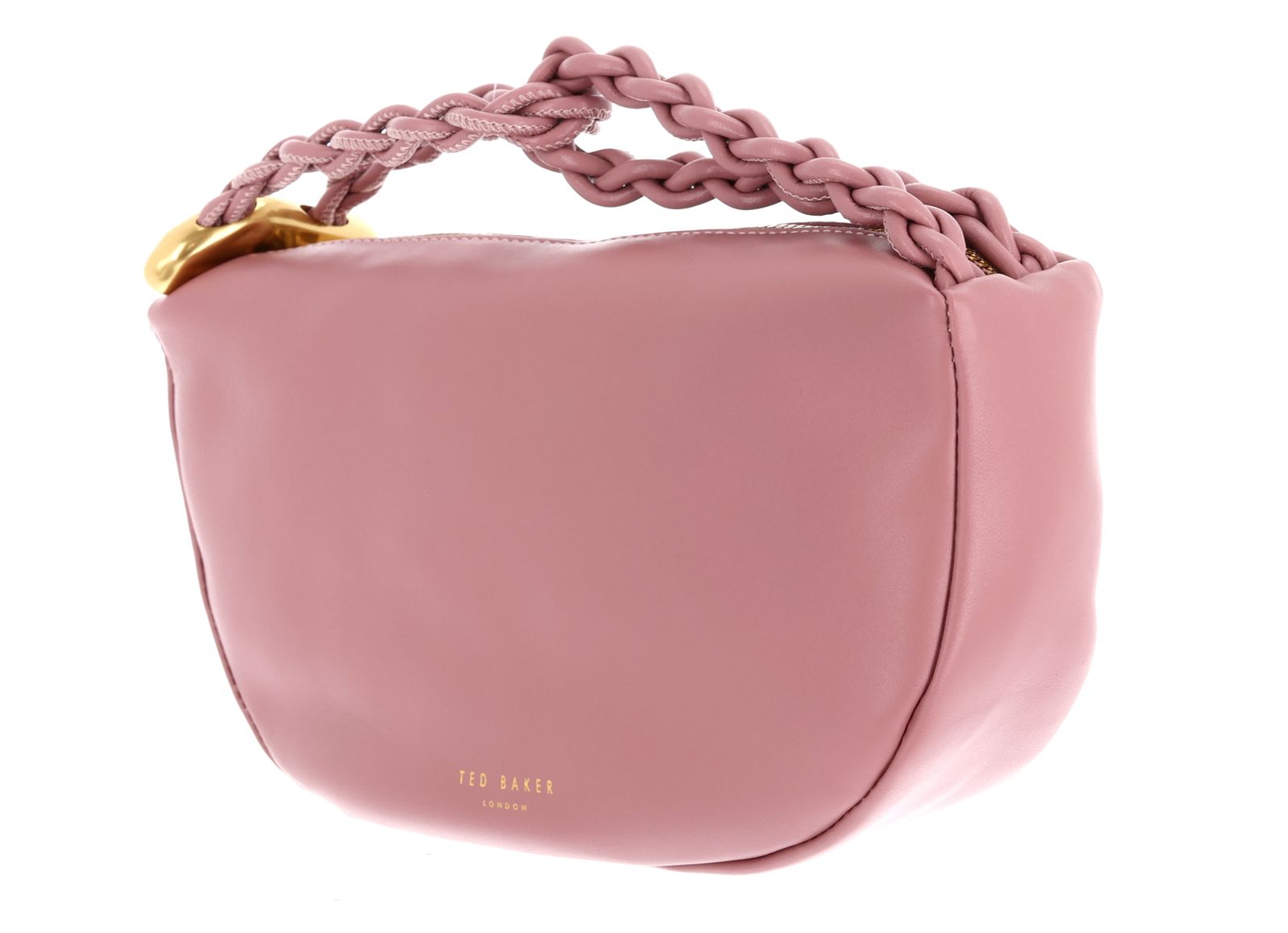 Ted Baker Islah Leather Statement Hardware Medium Hobo Bag Dusky - Pink Ted Baker Islah Leather Statement Hardware Medium Hobo Bag Dusky - Pink