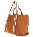 Ted Baker Laurrel Suede Webbing Detail Large Shopper Brown Ted Baker Laurrel Suede Webbing Detail Large Shopper Brown